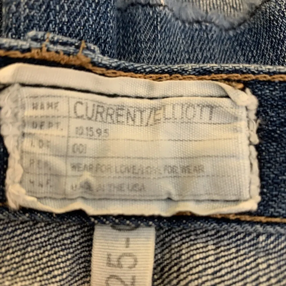 Current/Elliott Shorts Cutoff Denim Jean Shorts The Boyfriend Distressed Size 25 - Image 6