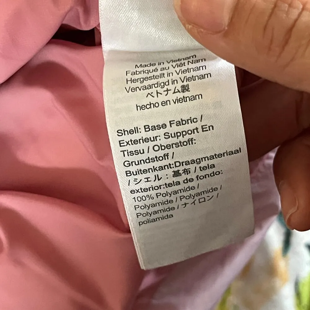 J. Crew Women's Pink Puffer PrimaLoft  Vest Pockets Zipper Button Closure Medium - Image 7