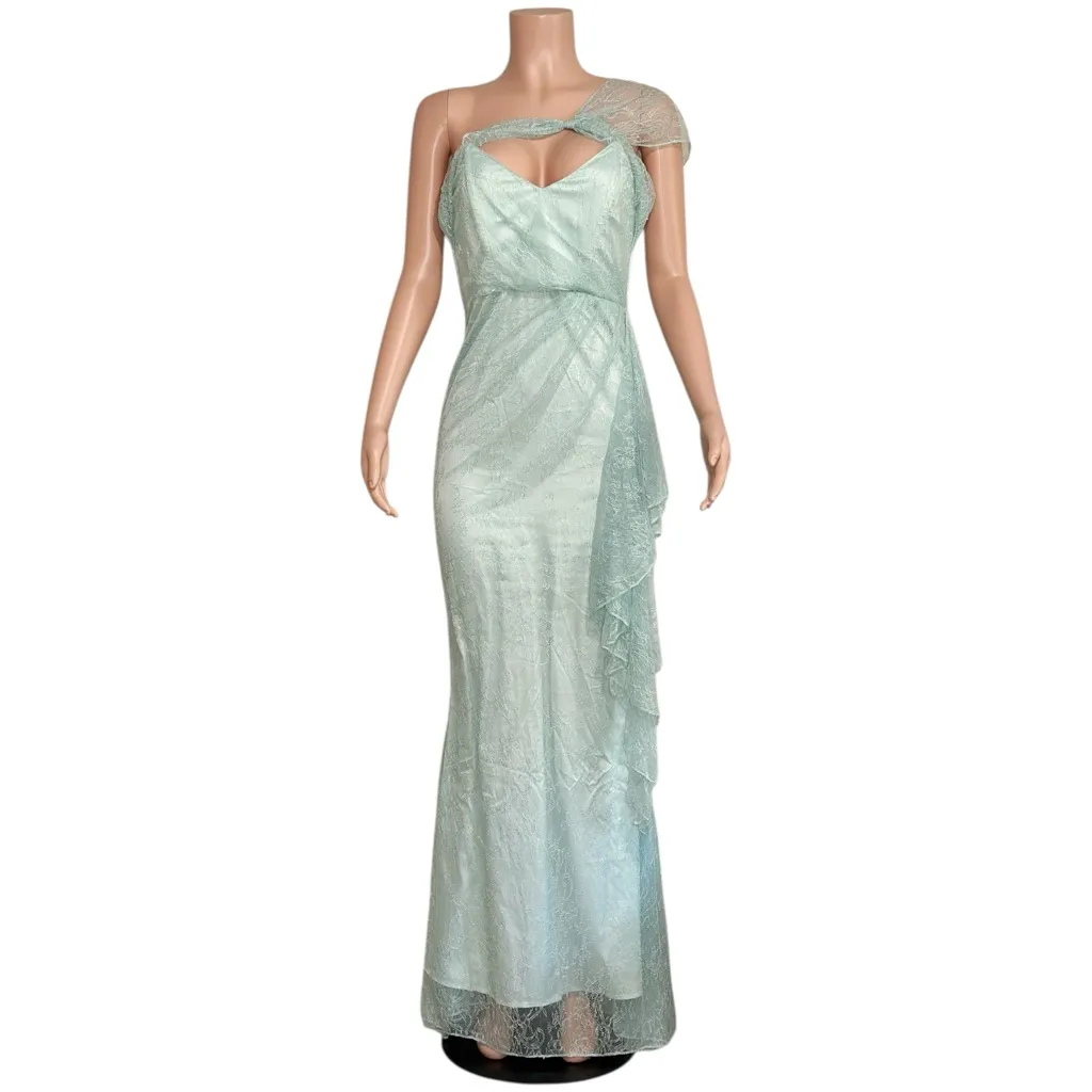 MICHAEL COSTELLO x REVOLVE Landon Lace Gown, Baby Blue, Medium - Image 5