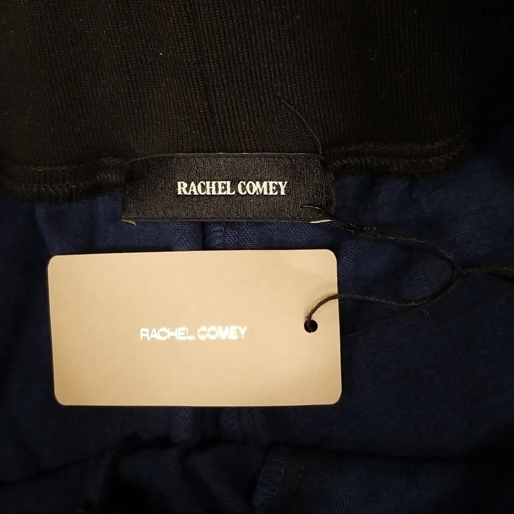 💕RACHEL COMEY💕 Doxa Pant Striped Elastic Waist Acid Wash Denim Navy Large NWT - Image 16