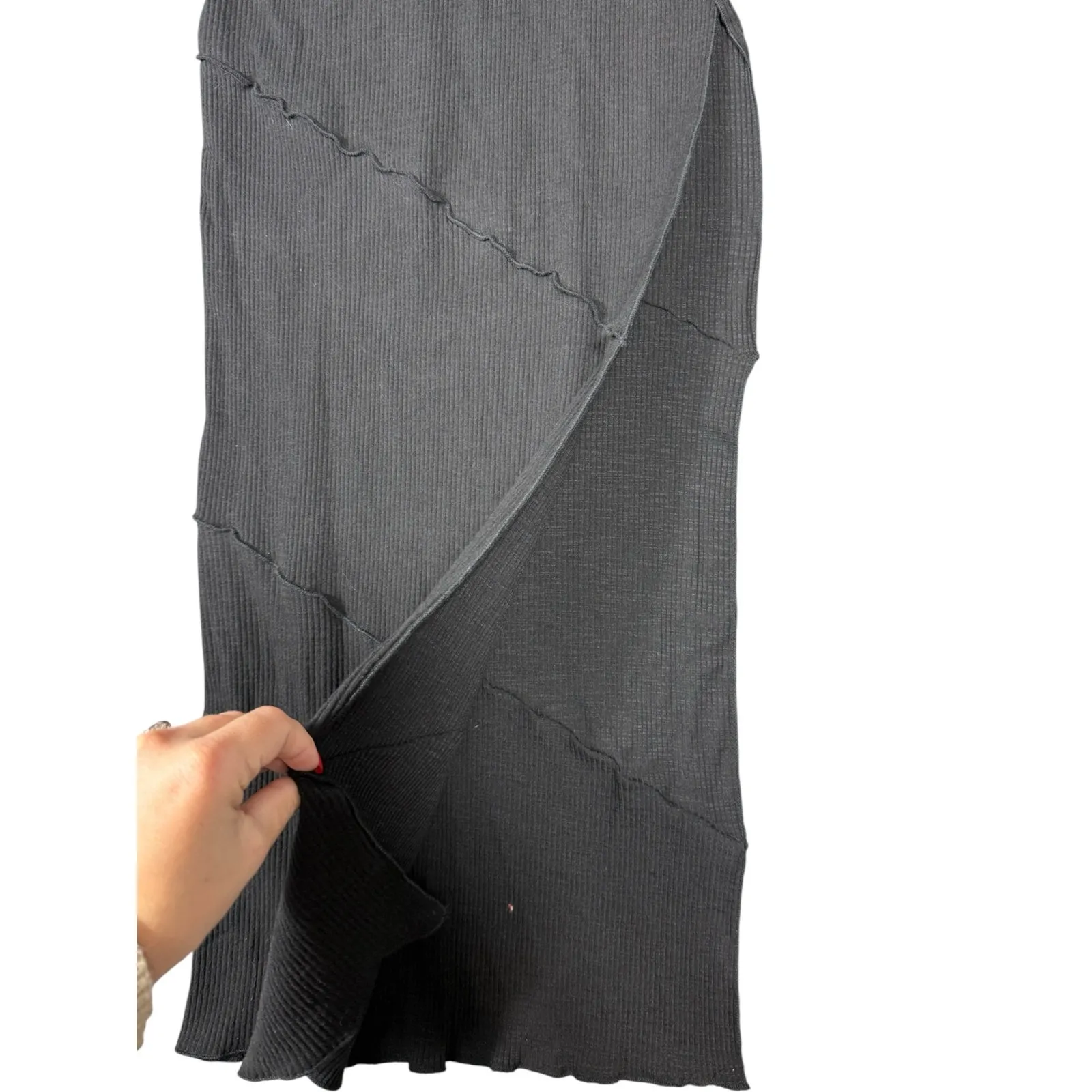 NEW- NWT Princess Polly Oscar Split Maxi Skirt Black US 4 / AU 8 - Image 5