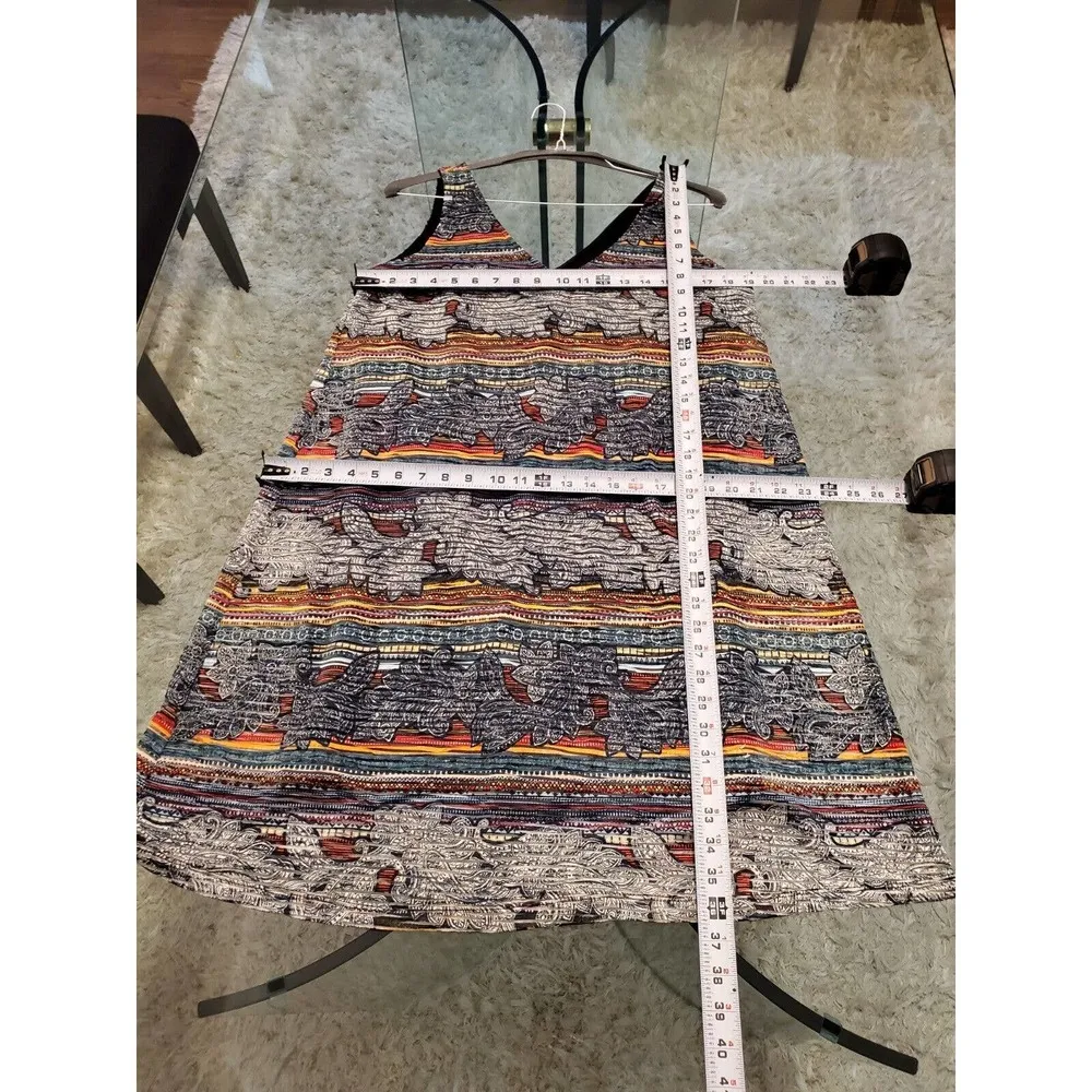 Ronni Nicole Women's Multicolor Polyester V Neck Sleeveless Knee Length Dress 12 - Image 10