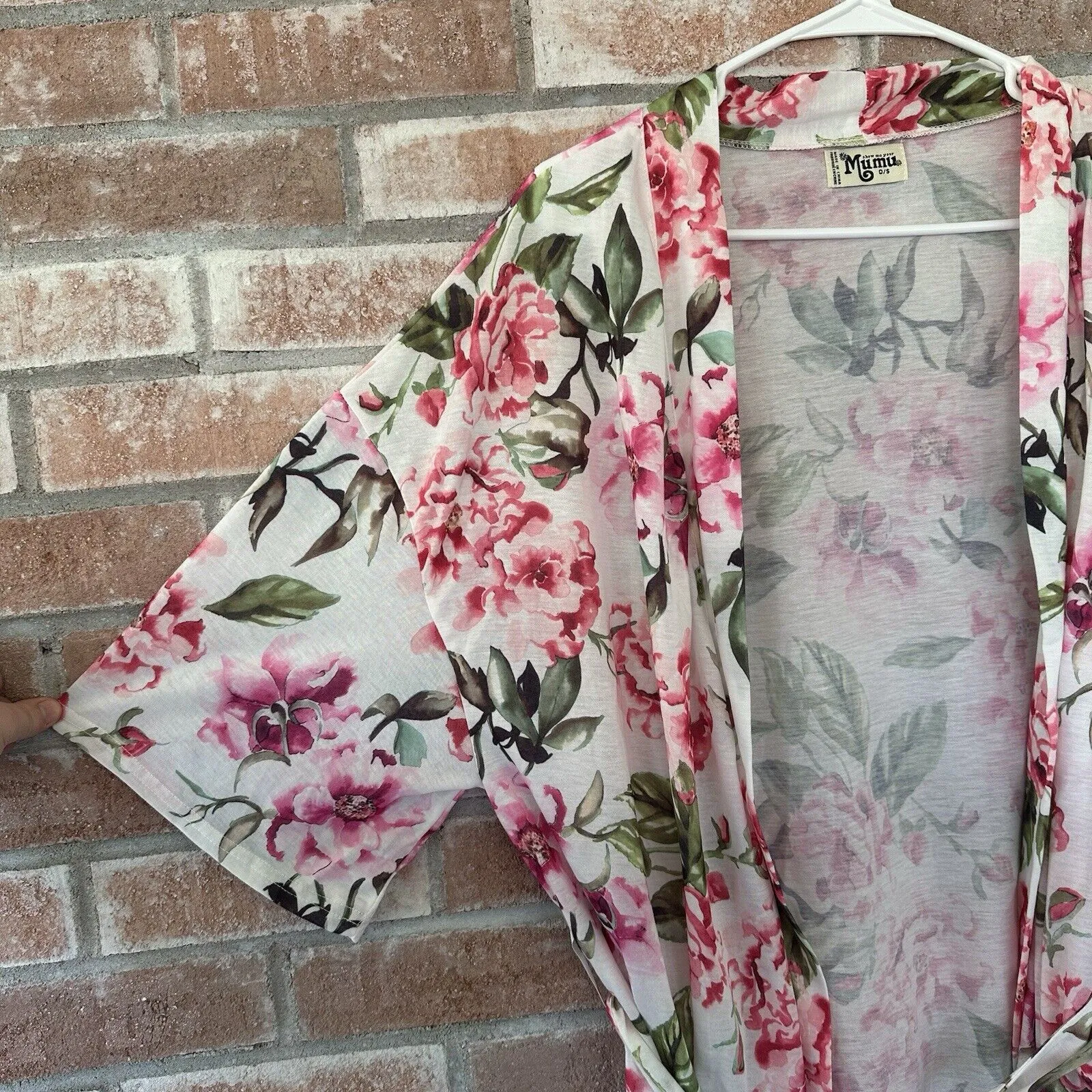 Show Me Your Mumu Brie Robe Garden of Blooms Floral One Size - Image 6