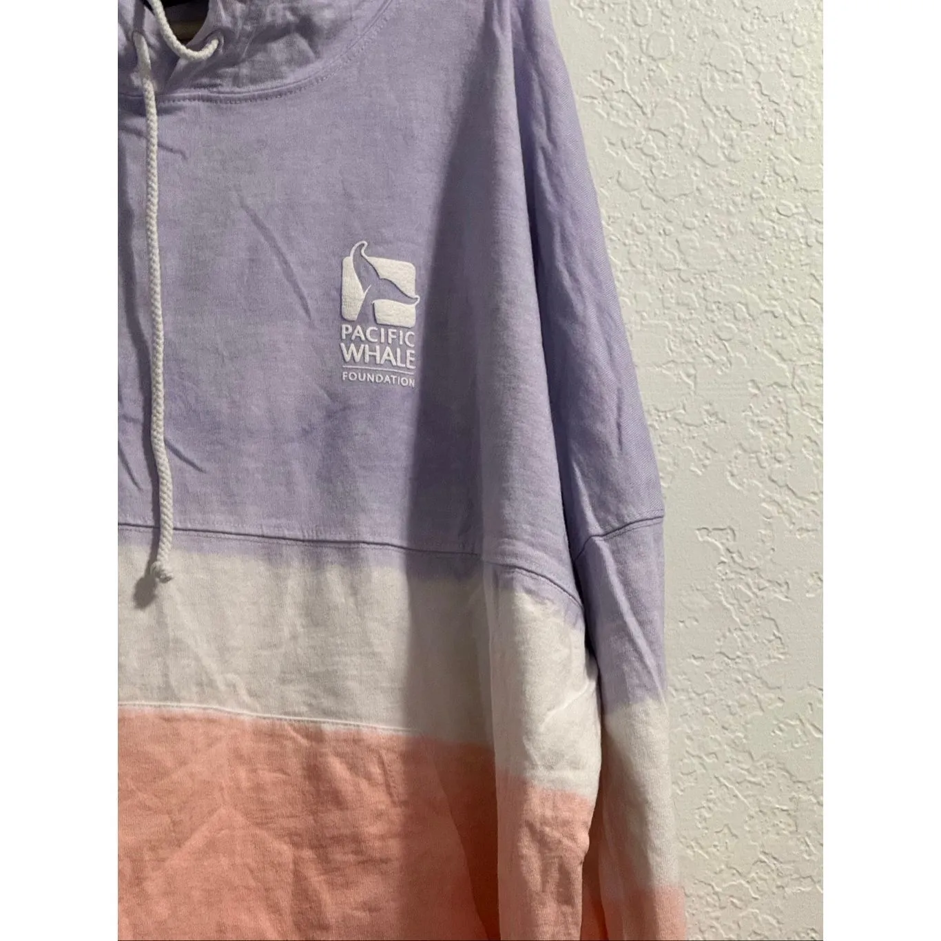 Spirit Jersey pacific whale XXL Oversized Color Block Ombre Hoodie SWEATSHIRT - Image 2