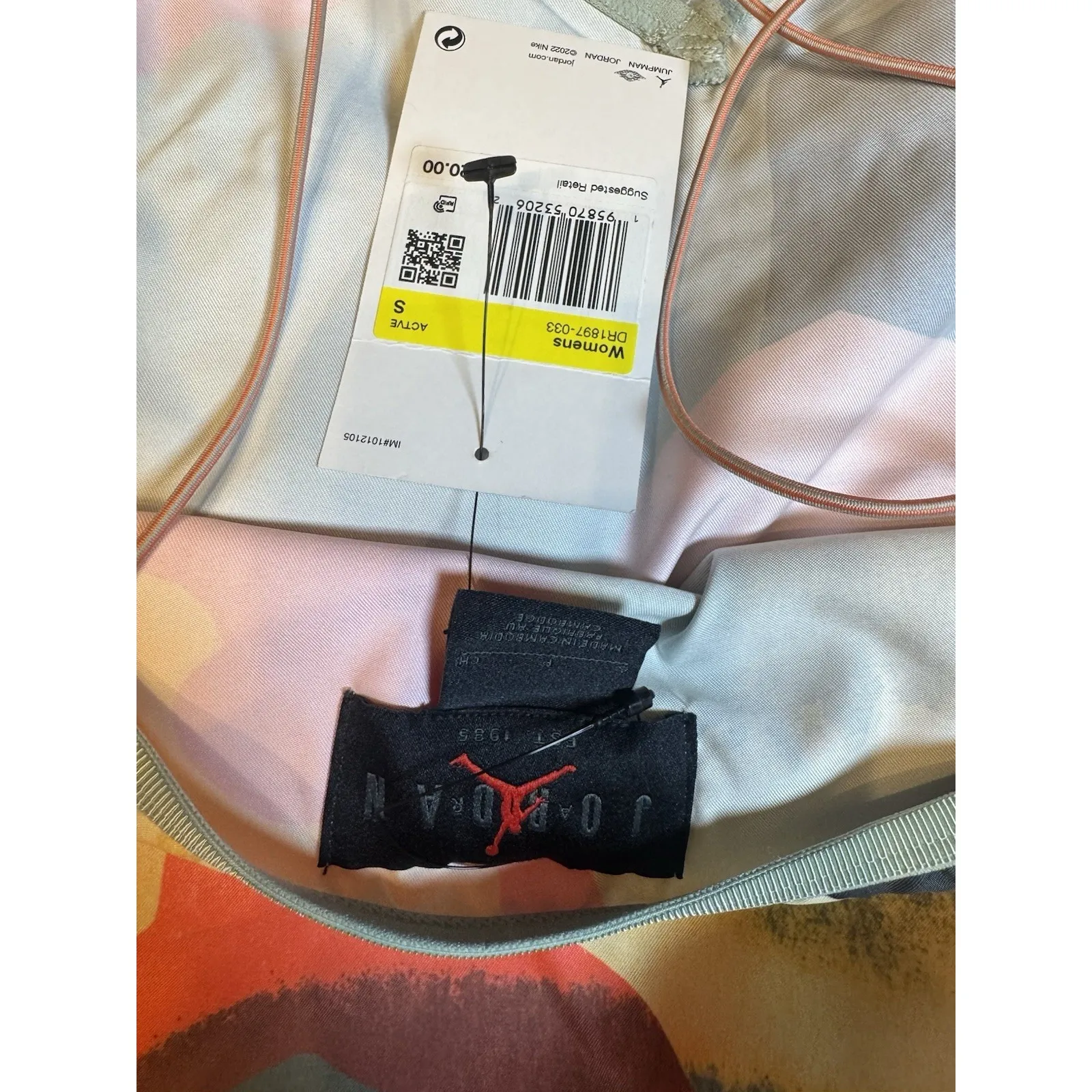 NWT Nike Air Jordan Women's Quai 54 Basketball Dress Multicolor  XL RARE - Image 6