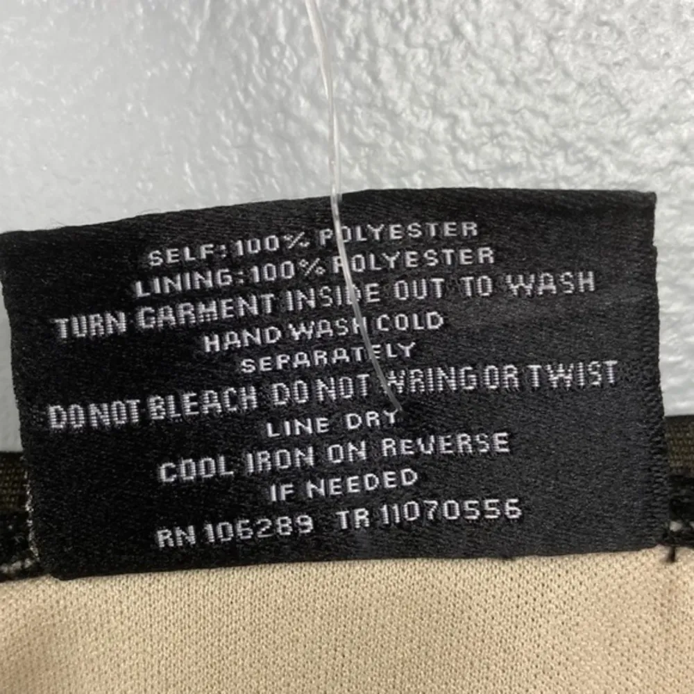 Studio 1940 NEW Black Floral Beaded Sleeveless Camisole Tank Top Size 26/28 - Image 8