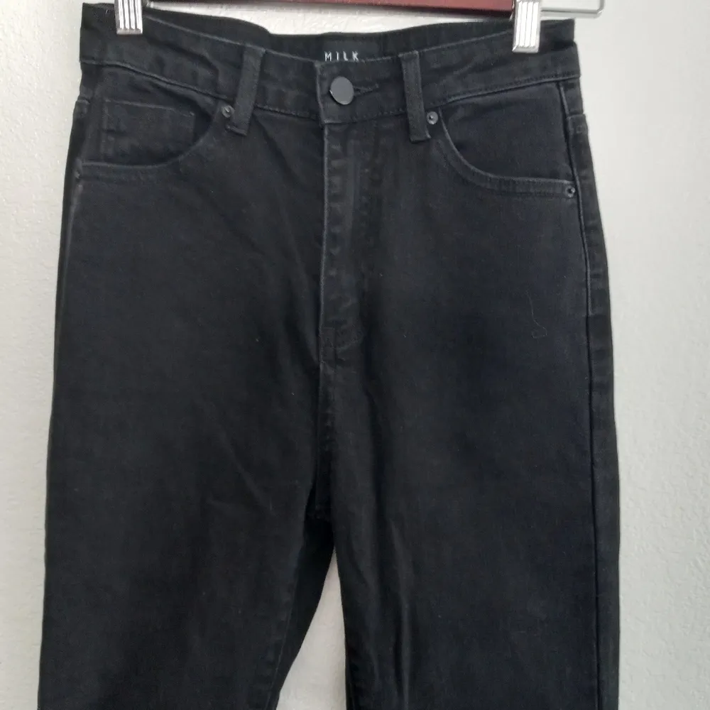 MILK CODM 25x24 S Women's Black Skinny Jeans Size 25 - Image 4