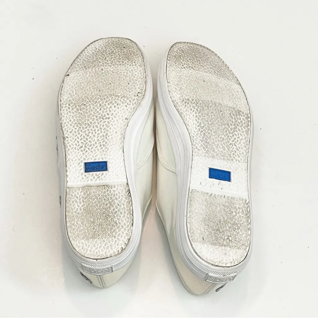 KEDS Champion Celebrations Floral Embellished Iridescent Lace Up Shoes Size 8.5 - Image 4