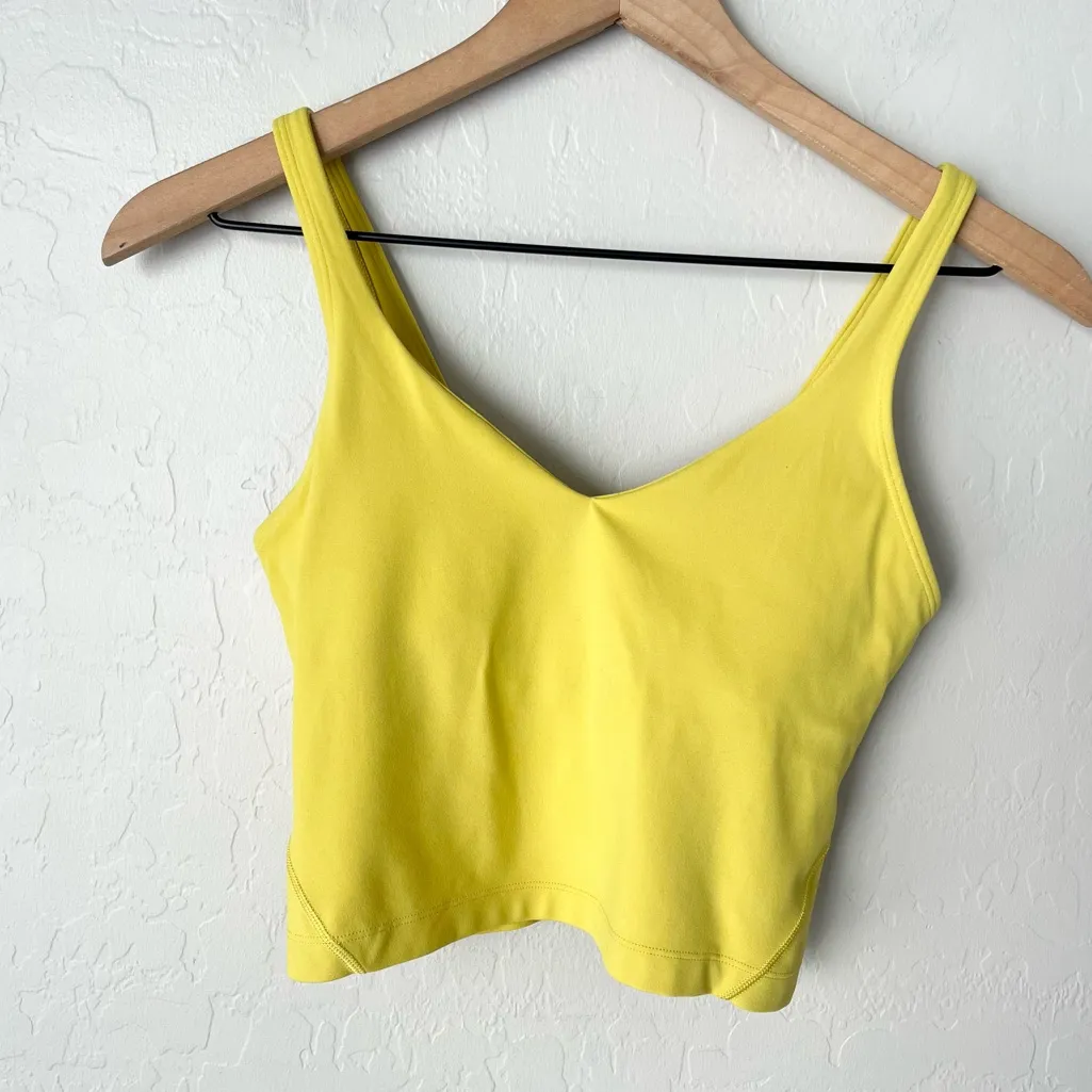 Lululemon Align Tank Top Yellow Serpentine 4 - Image 3