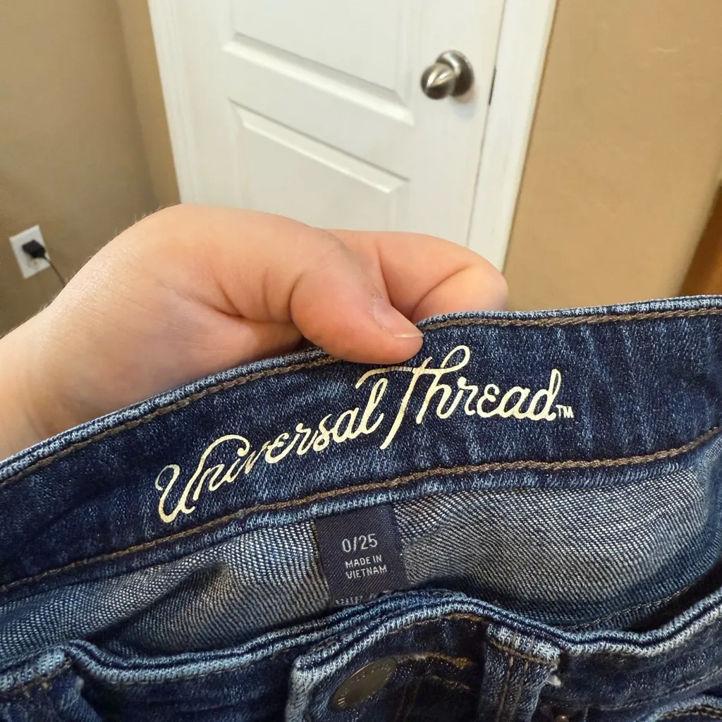 ✨3 for $15✨ Universal Thread Dark Blue Skinny Jeans - Image 5