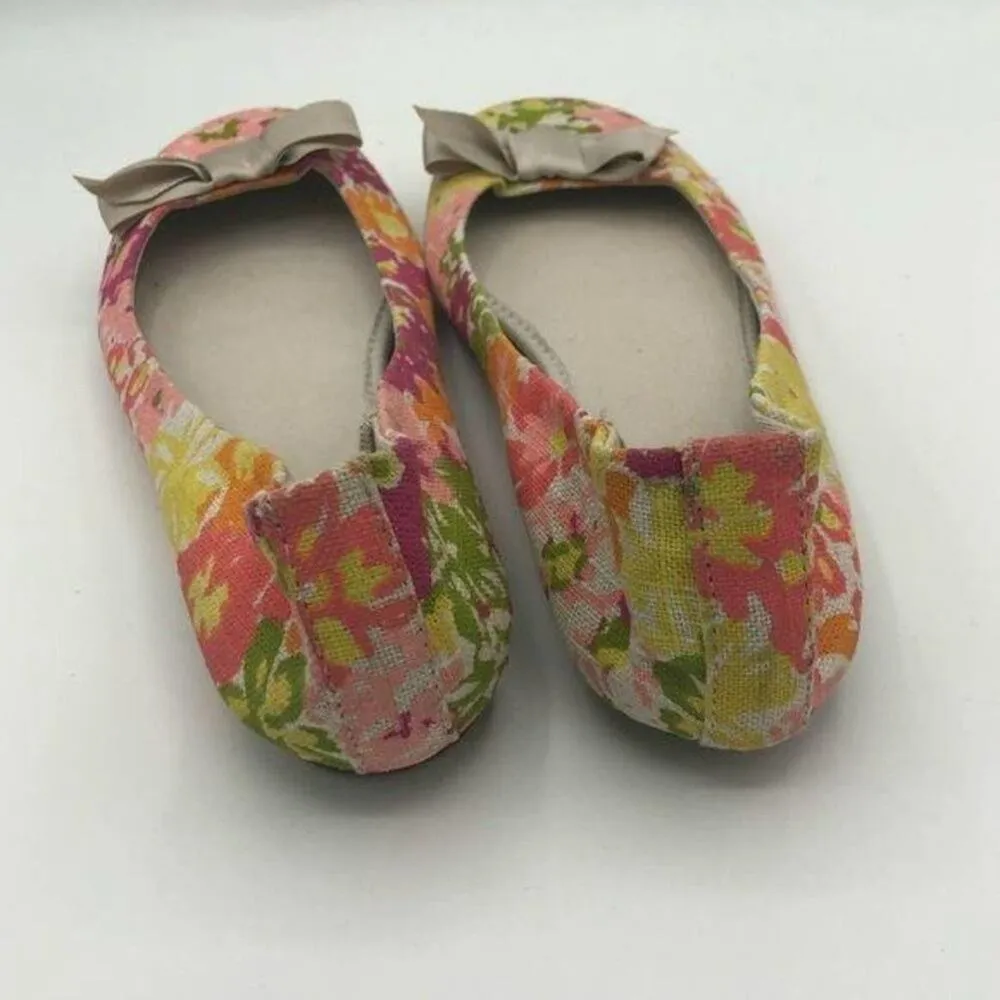 Old Navy Women's Floral Ballet Flats Size 7 - Image 7