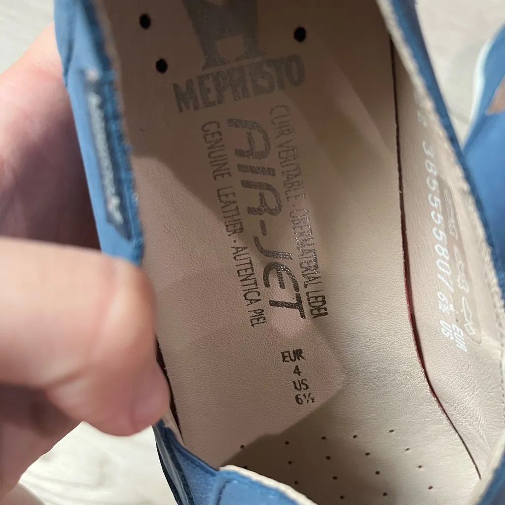 Mephisto Korie Flats in Denim - Image 6