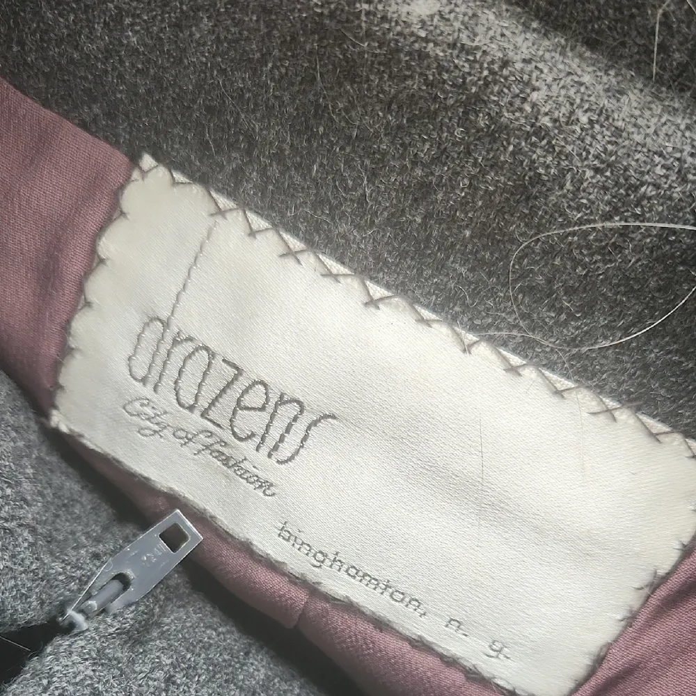 Vintage Gino Rossi Rabbit Fur Jacket & Dress Set Gray Size undefined - Image 4