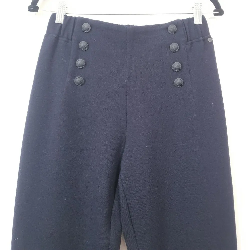 Scotch & Soda Maison Scotch Nautical Blue Red Hi-Rise Jogger Pants - Image 2