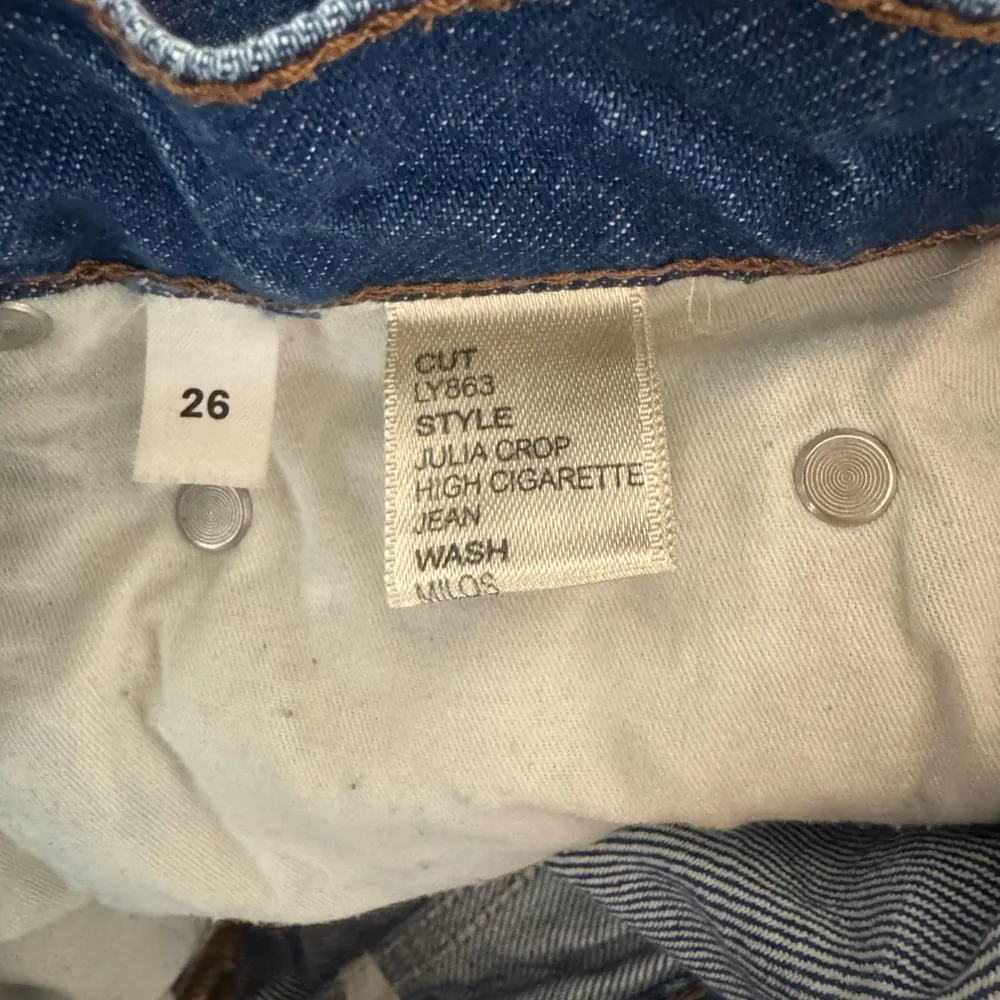 Reformation Jeans Julia Crop High Cigarette Straight Jean Size 26 - Image 6