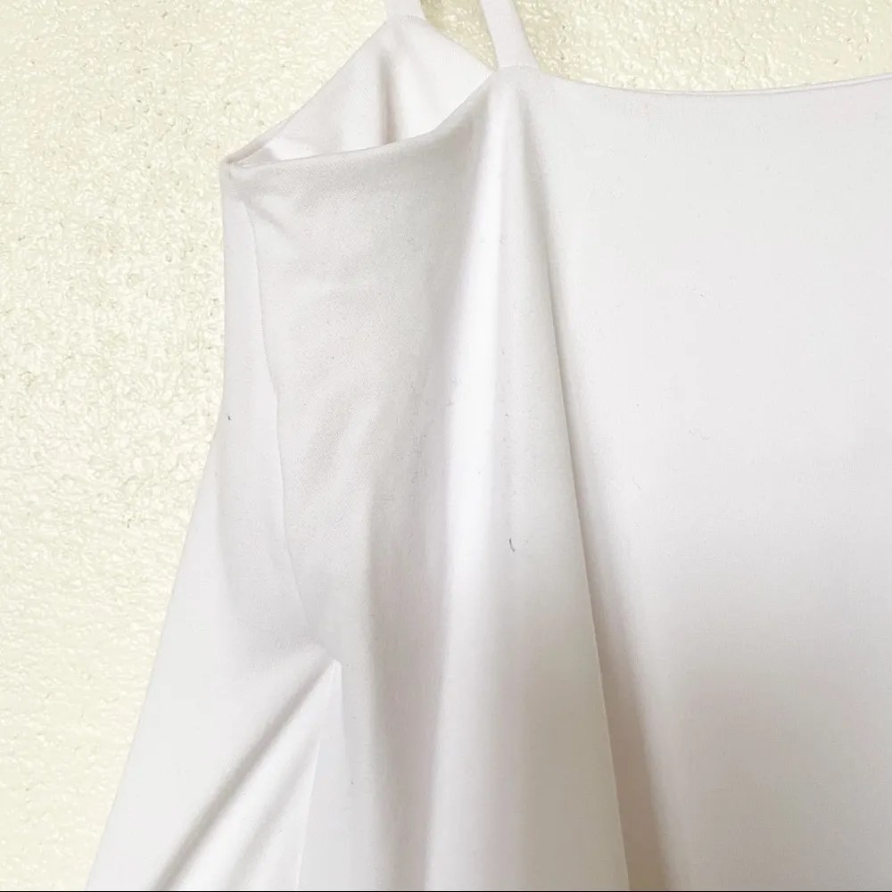 Olivaceous White Swing Mini Dress Sample Size Small - Image 8