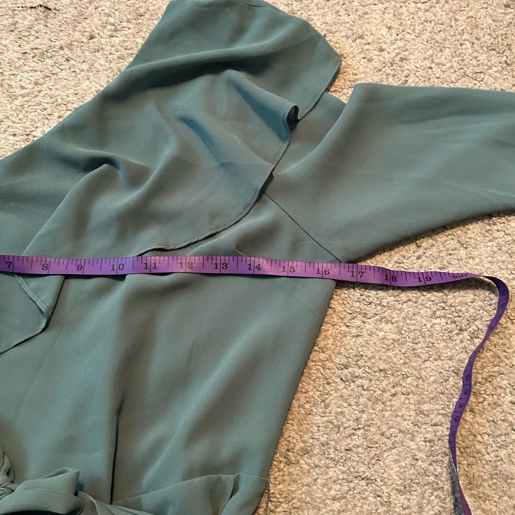 Naked Zebra  blue/green one shoulder romper size‎ small - Image 6