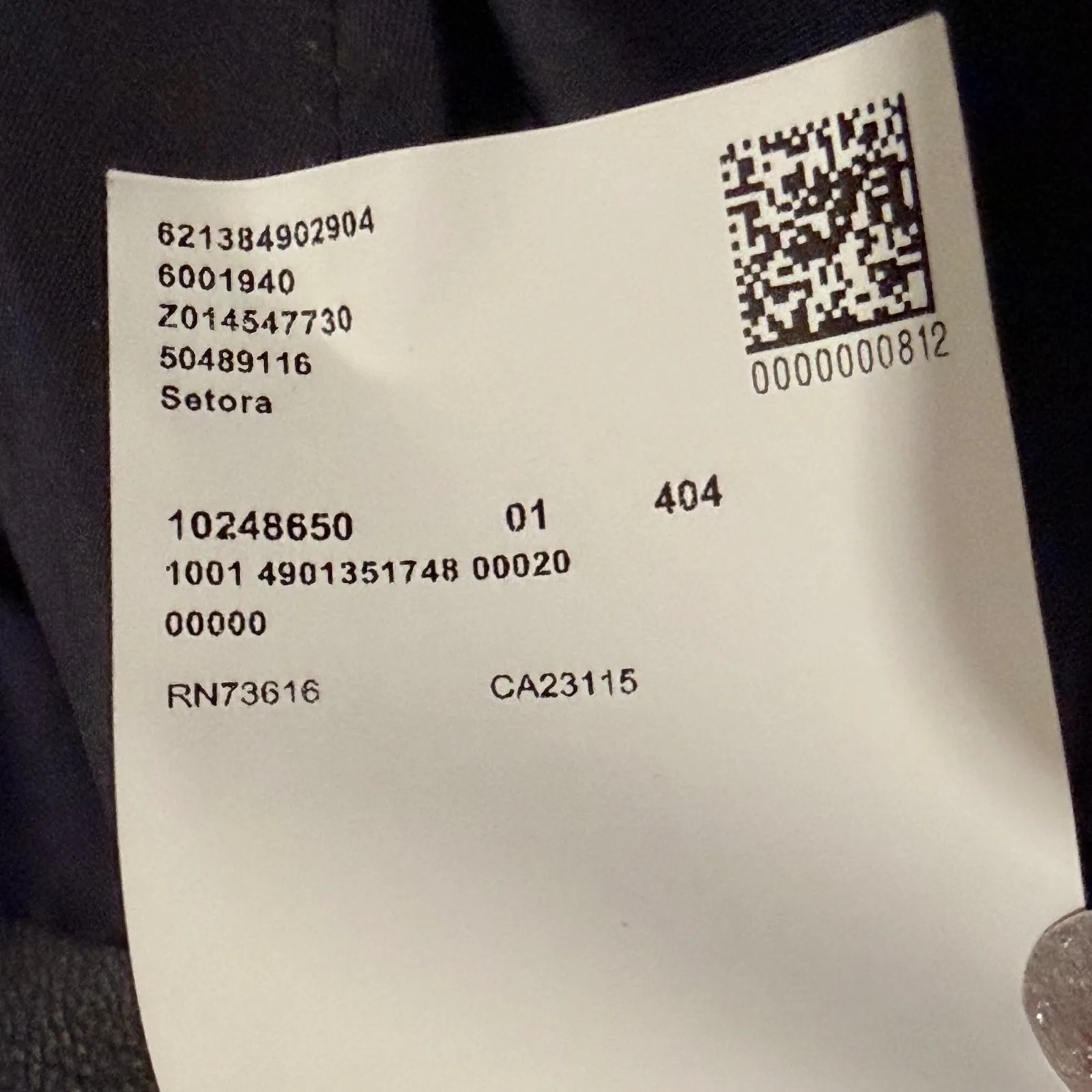 BOSS Womens 12 Navy Blue Leather Pencil Skirt Slit Front Zip Back Lined Lambskin - Image 6