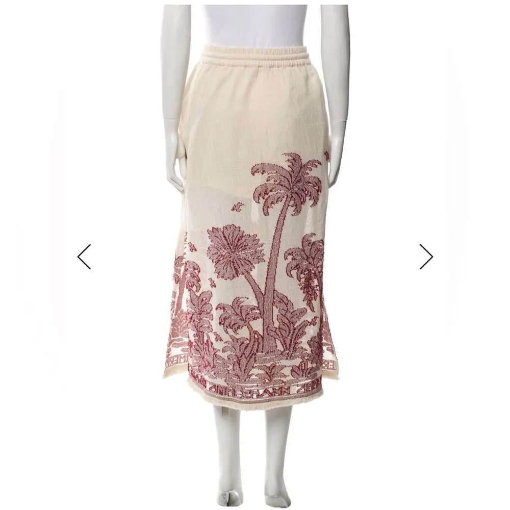Zimmermann OTTIE PALM DRAW WAIST SKIRT size 1 NWT - Image 4