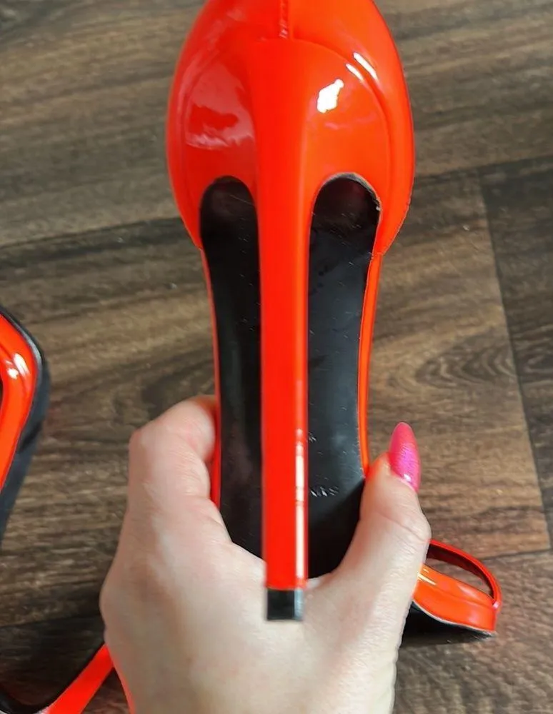 Saint Laurent Neon Sandal Heel - Image 6