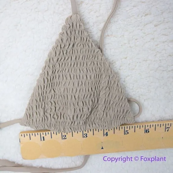 NEW Aila Blue * Free People Soraya Bikini Cinco Top, ceramic, size S - Image 5