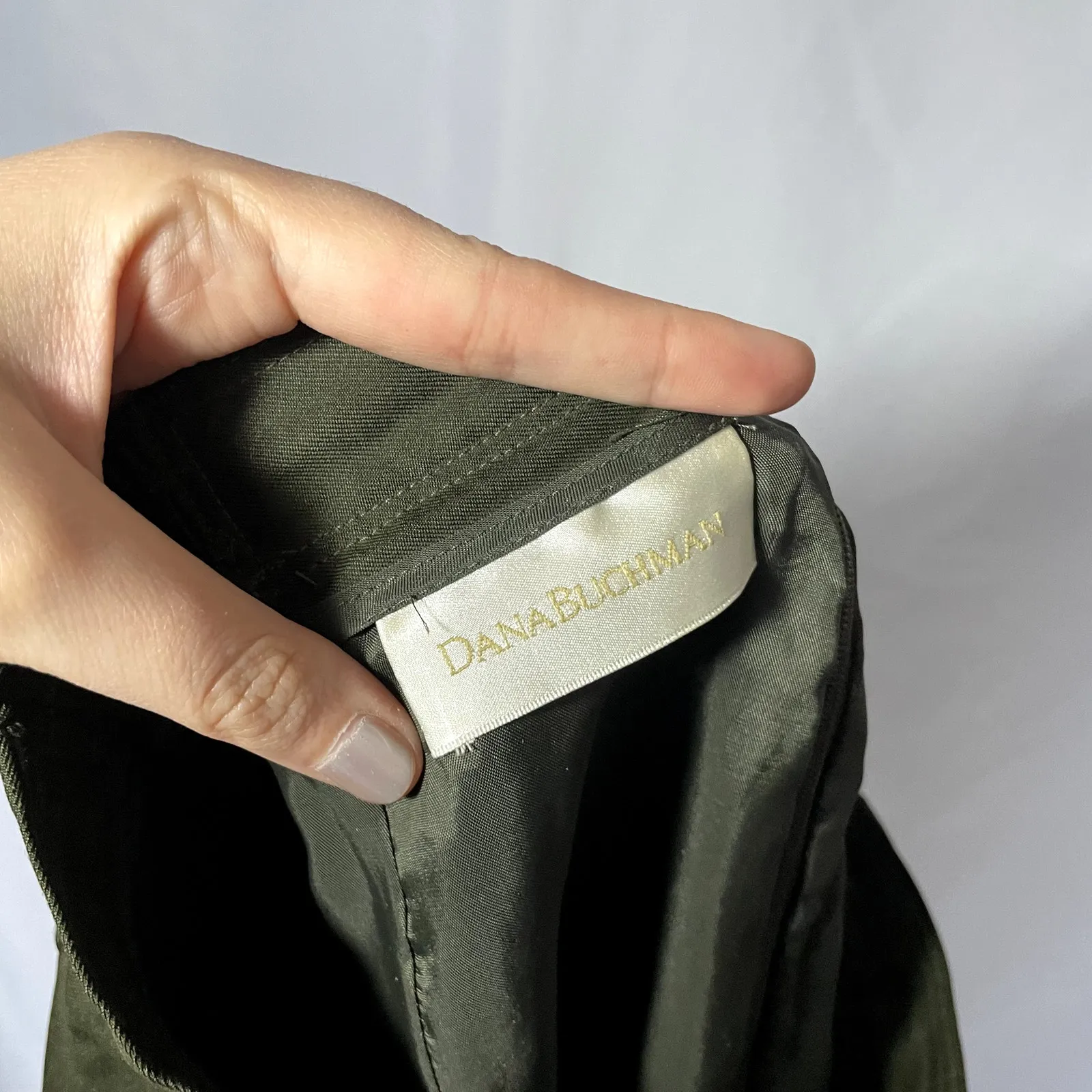 Dana Buchman 100% silk women's size 10 vintage straight leg pants back zip - Image 7