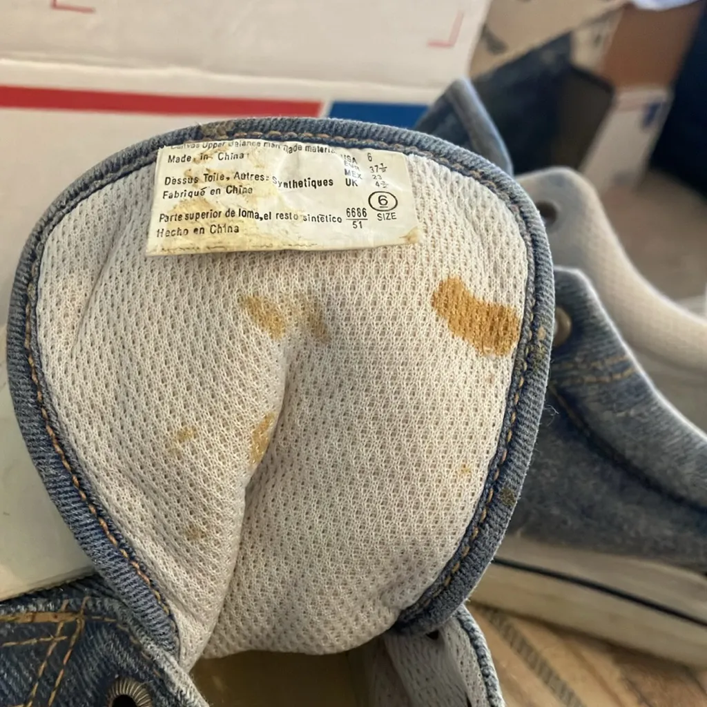 FINAL MARKDOWN City sneaks denim look sneakers 6 - Image 3