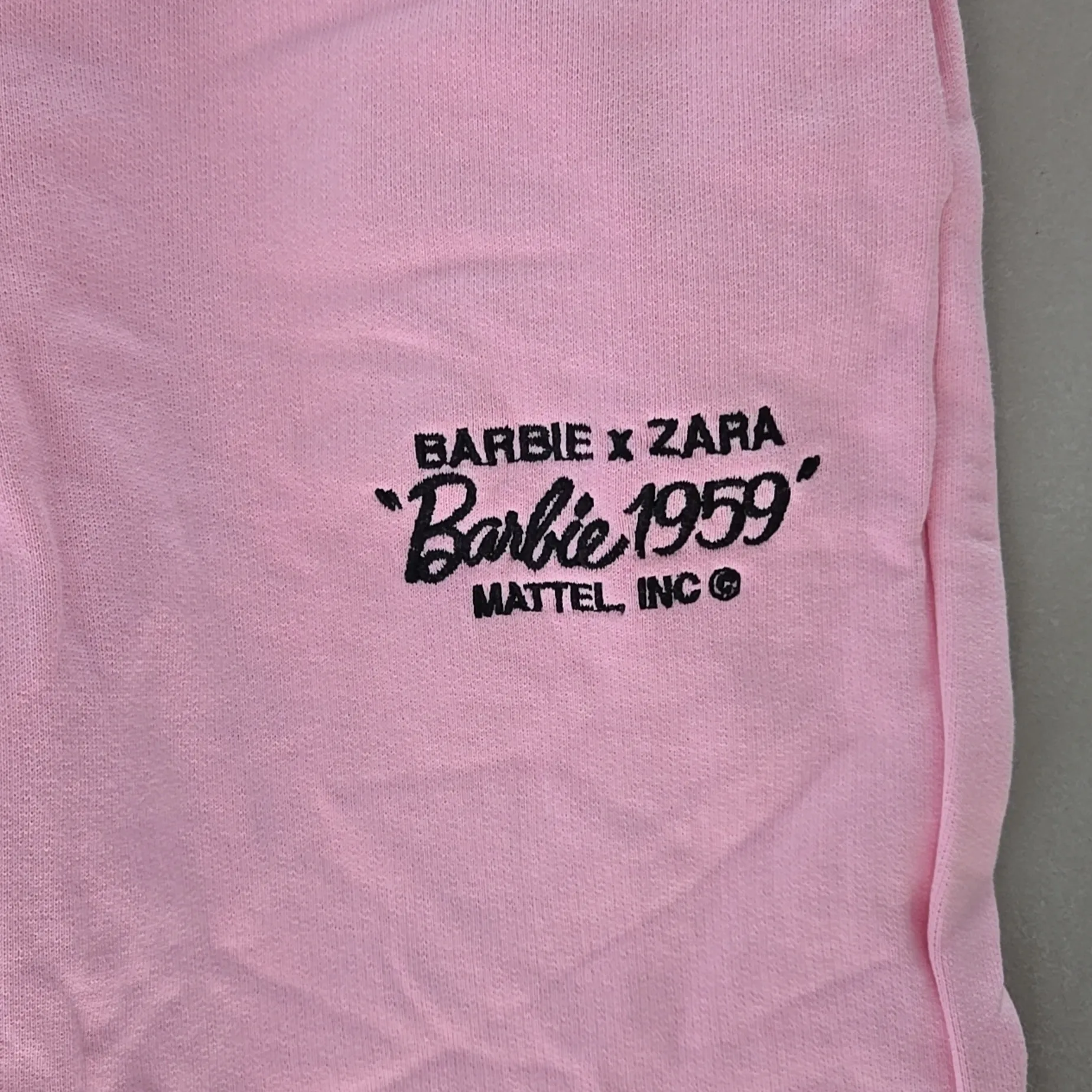 Zara X Barbie Mattel Collection Woman's Light Pink Sweatpants Size S - Image 6
