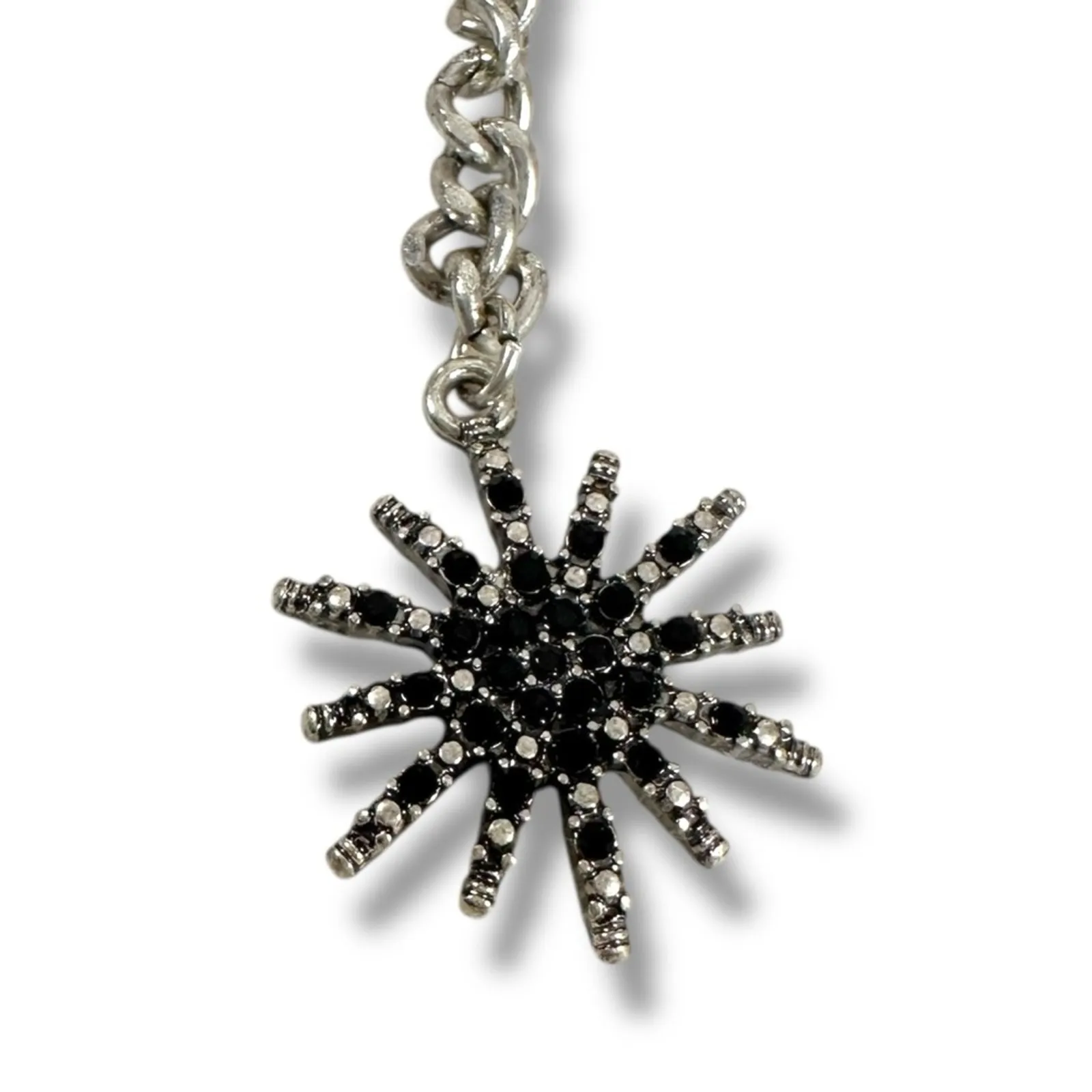 Free People Majestic Hair Piece Silver Black Bohemian Renaissance Medieval - Image 6