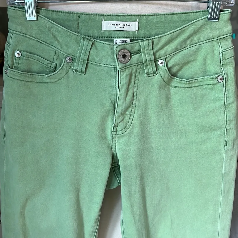 The Comfy Christopher Blue Pants Flap Pockets Womens 2 Cotton - Image 12