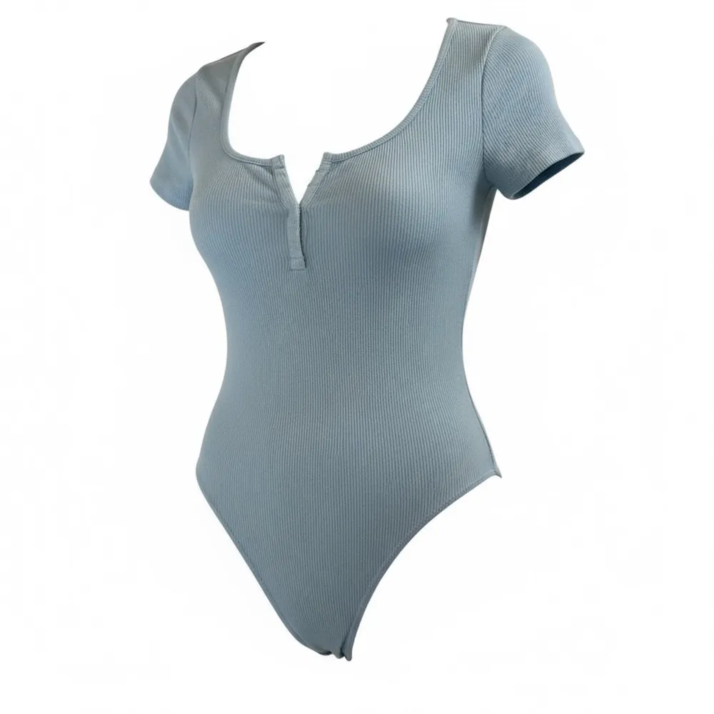 Princess Polly Light Blue Bodysuit - Image 4