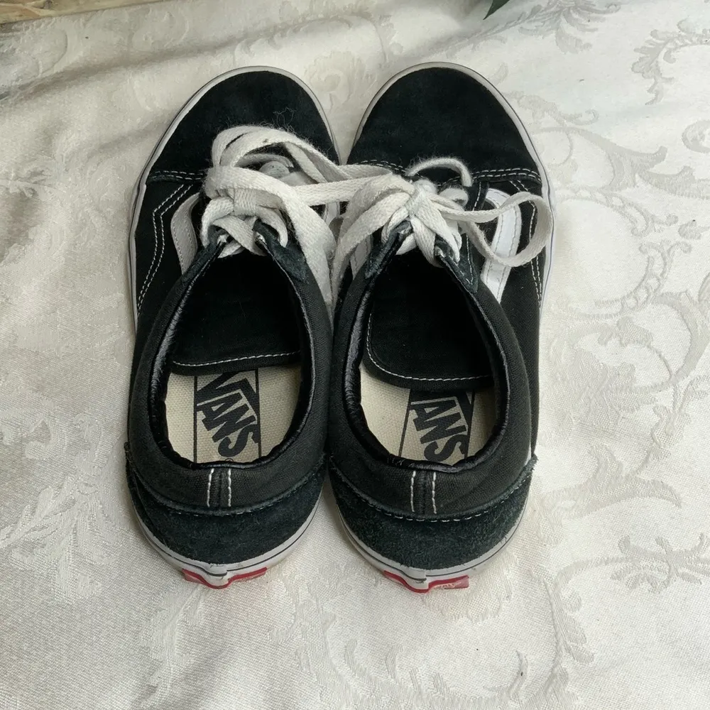 Vans Old Skool Black Lace-Up Skaters Shoes Sneakers Unisex 6 - Image 8