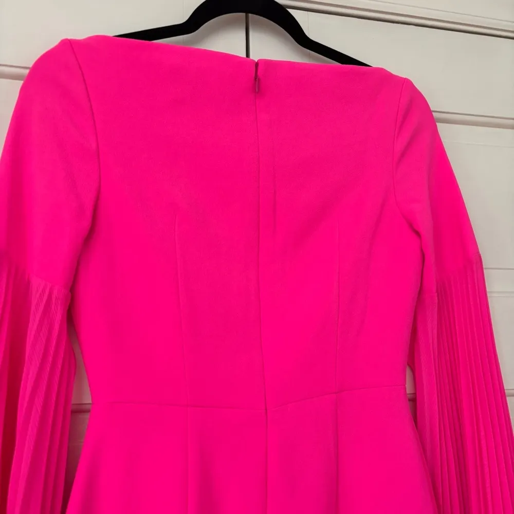 Solace London Women Grace Maxi Dress Hot Pink Neon Highlighter Size US2 UK6 EU34 - Image 11