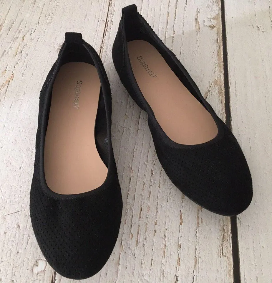 Black Ballet Flats, Size 8 1/2 - Image 4