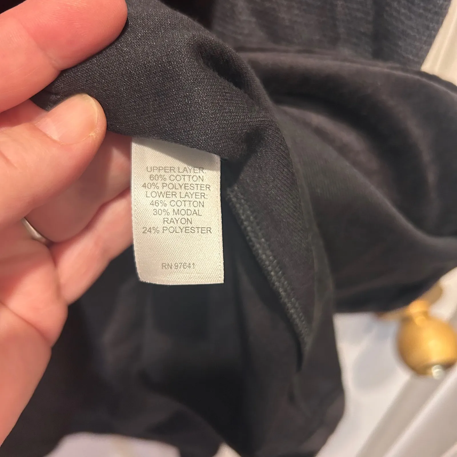 J. Jill 1X 60th Anniversary Ltd. Edition Grey Top Black Velour Dress Lagenlook Gray - Image 9
