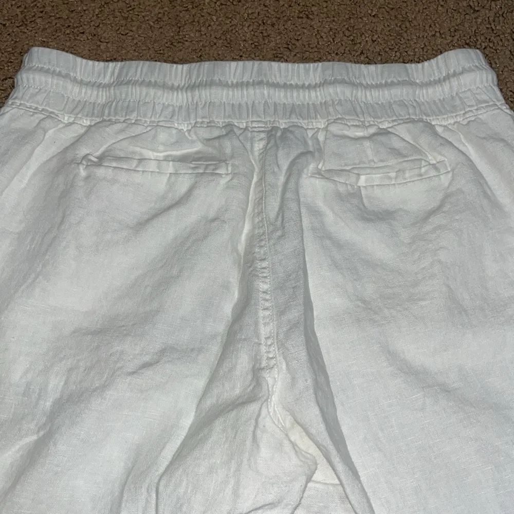 Athleta Cabo Linen Jogger Pant White 12 - Image 7
