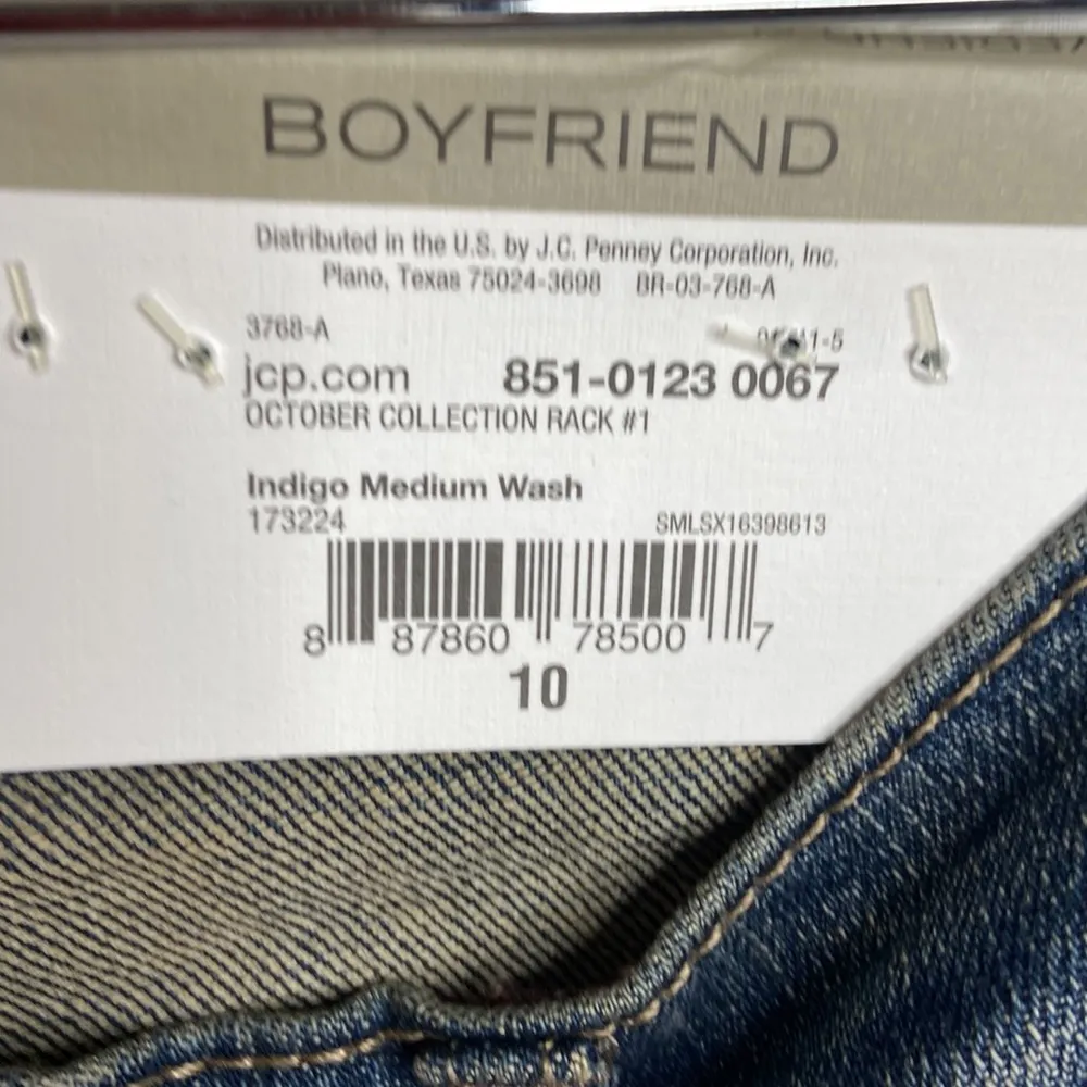 Liz Claiborne Women’s Boyfriend Skinny Denim Jeans Size 10 NWT RN19747 - Image 10