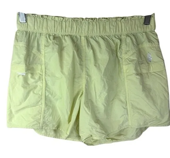 Free People FP Movement In the Wild Shorts size Medium in Glow Cargo Pockets Green - Image 1