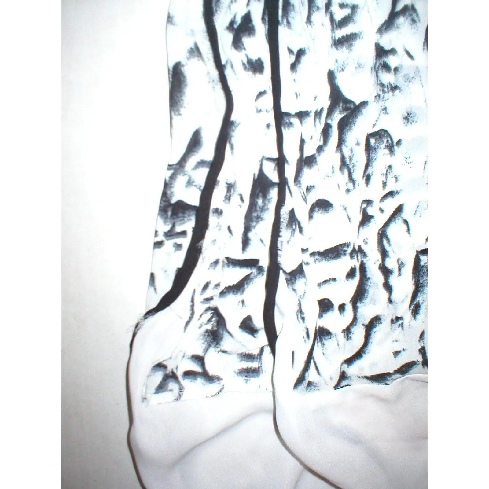 New Womens NWT Philosophy Top Black White Tank 10 12 Print Nordstrom Contrast - Image 6