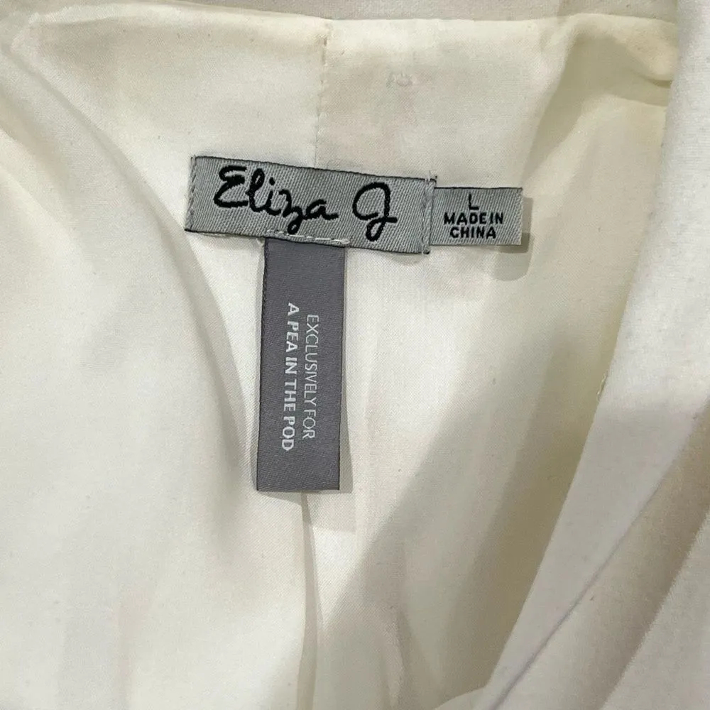 Eliza J A Pea In The Pod Ivory Blazer Women’s Large Maternity - Image 2