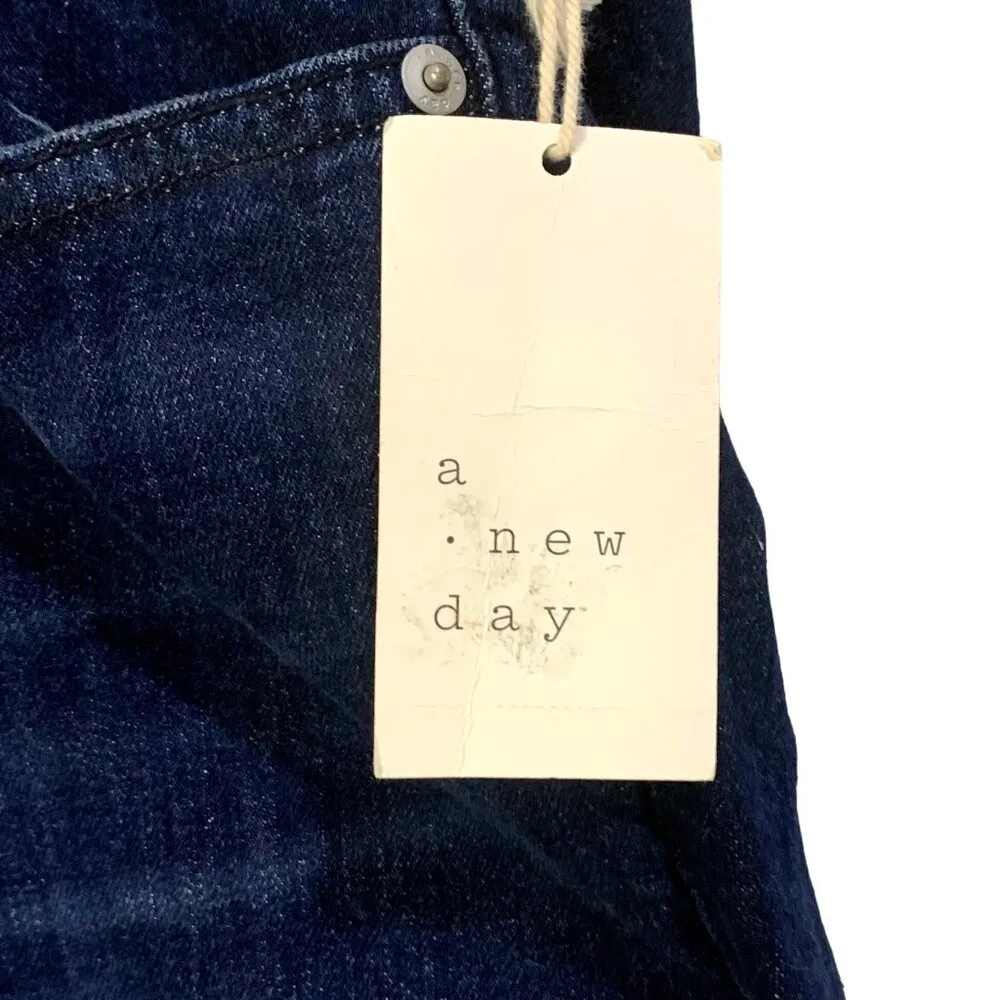 A New Day New High Rise Slim Fit Stretch Bootcut Jeans Plus Size 24W Dark Wash - Image 6