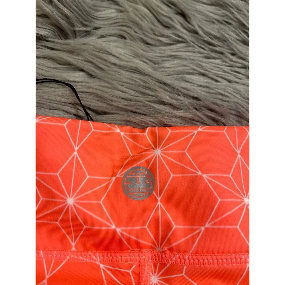 IAB I Am Becoming NEW ‘No Ride’ athletic workout biker shorts XL/12 Orange - Image 8