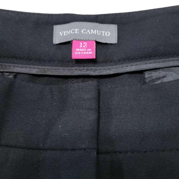 Vince Camuto Pants Size 12 W36" x L27" Women's Dress Pants Business Pants Cuffed Hem  - Image 6