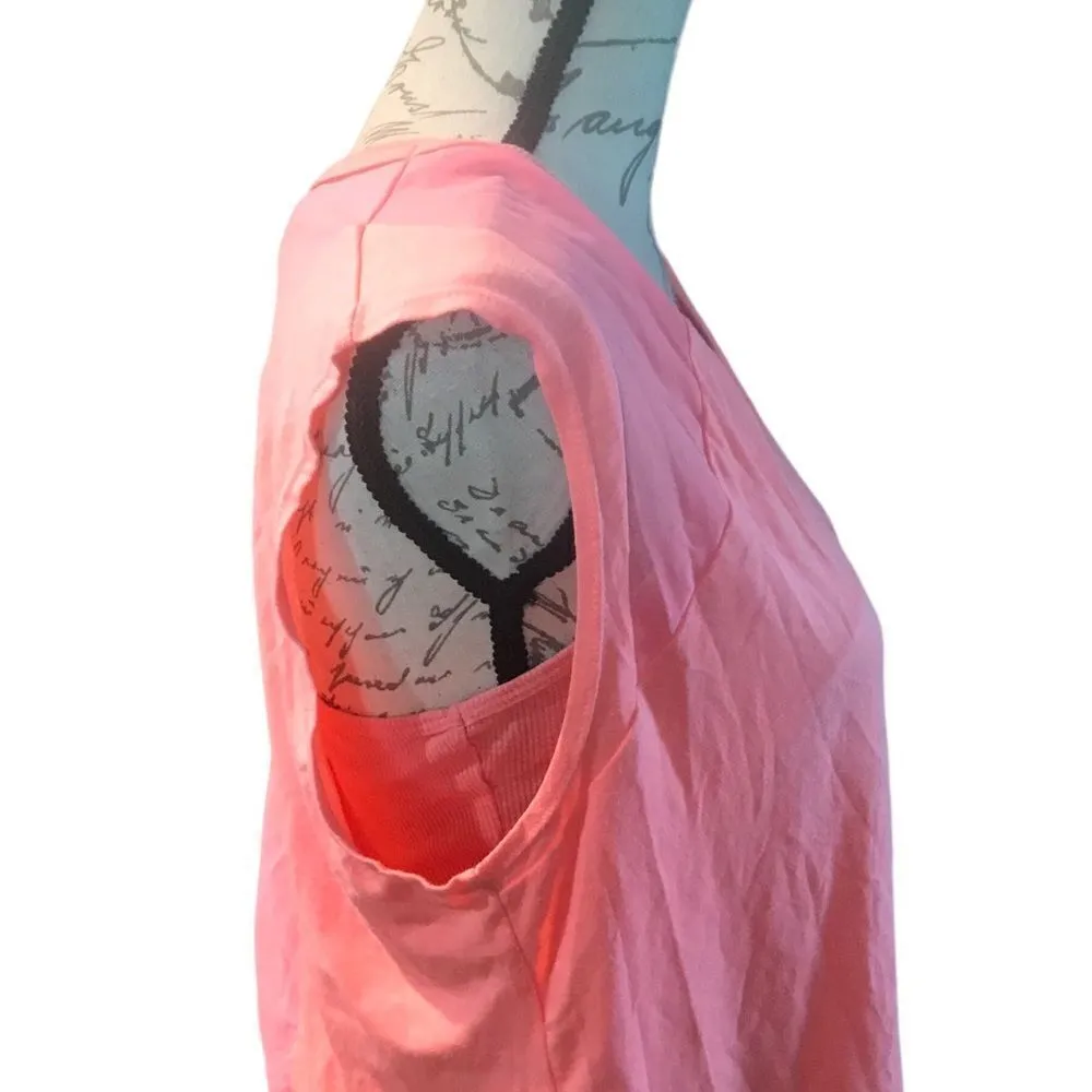 Tangerine  Two Layer Tank Top and Cover Up Medium - Image 9