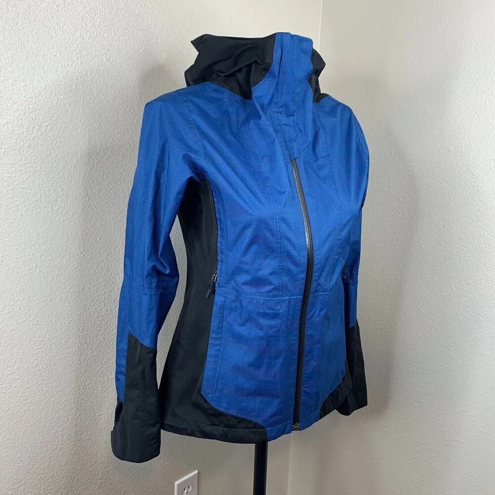 Nau Women’s Sz XS Blue Full Zip Jacket Waterproof Sealed Coat - Image 3