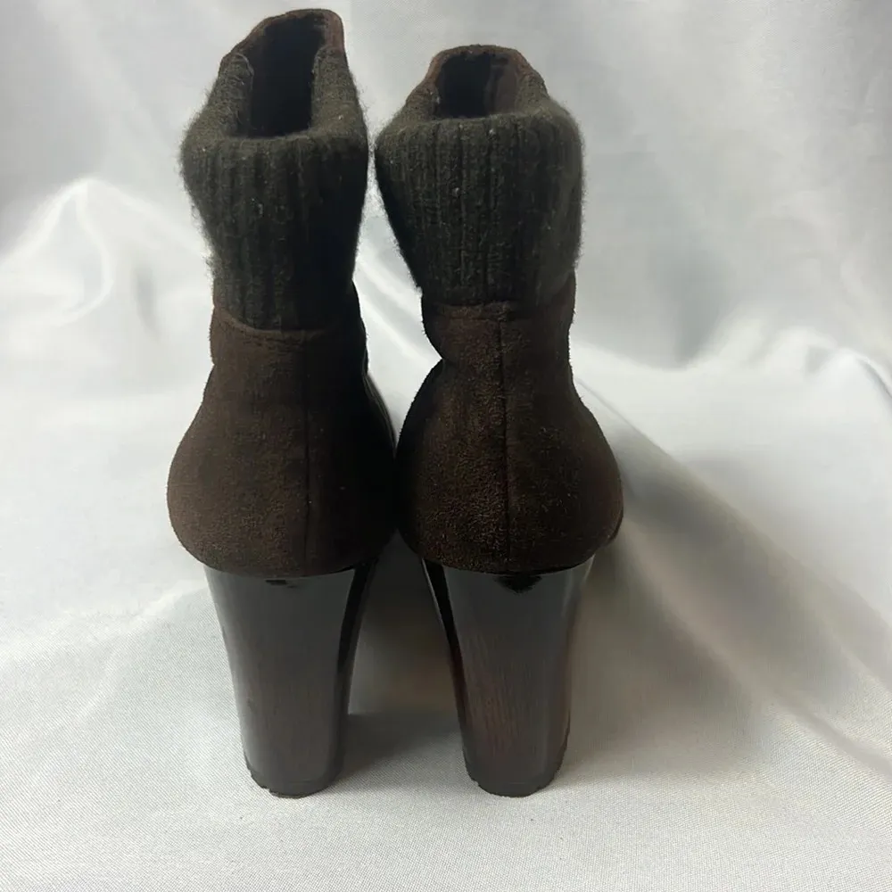 Kenneth Cole Reaction Leather Brown Boots Size 7 - Image 3