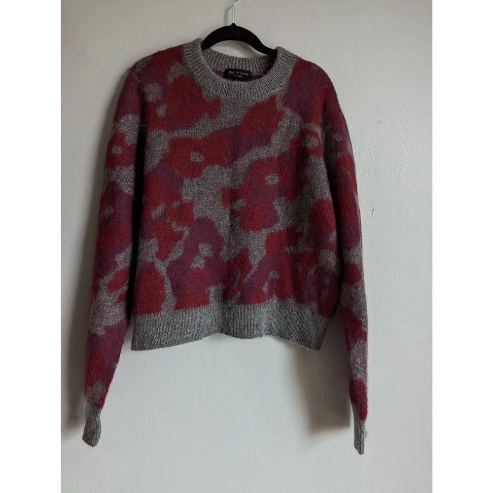 Rag & Bone Mohair blend leopard print sweater XXS - Image 2