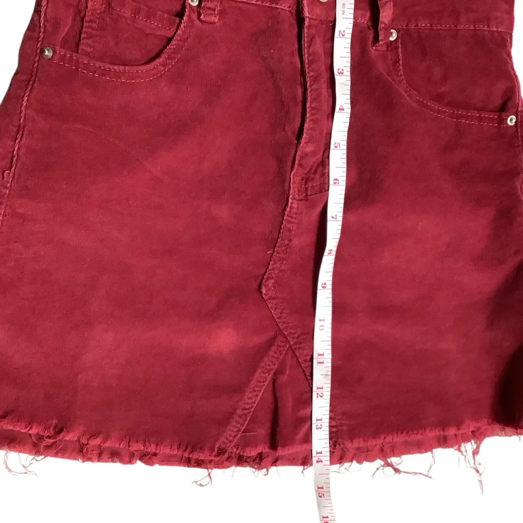 Blue Blush Maroon Skirt WORN ONCE Size Small - Image 6