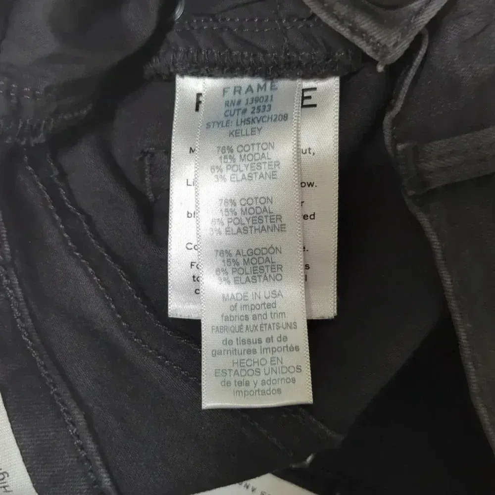 Frame Denim Black Ankle Jeans black Sz 26 - Image 16