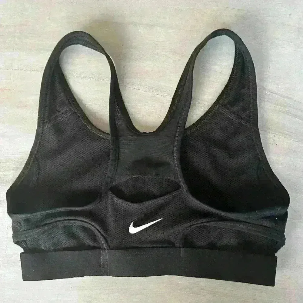 Nike Classic Compression Racerback Medium Support Sports Bra Size XS Gym Active - Image 4